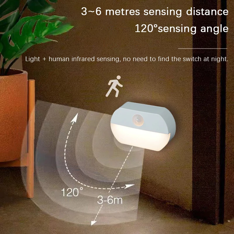 Lampu Malam LED Sensor Gerak T - Baby Nursery Night Light ulasan dan harga