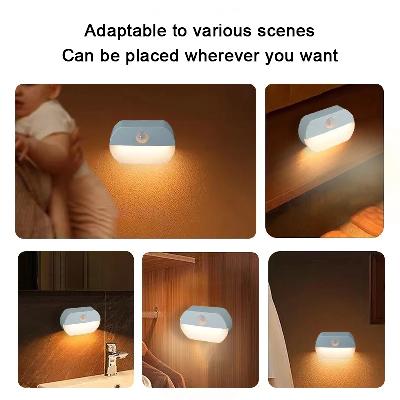 Lampu Malam LED Sensor Gerak T - Baby Nursery Night Light ulasan dan harga